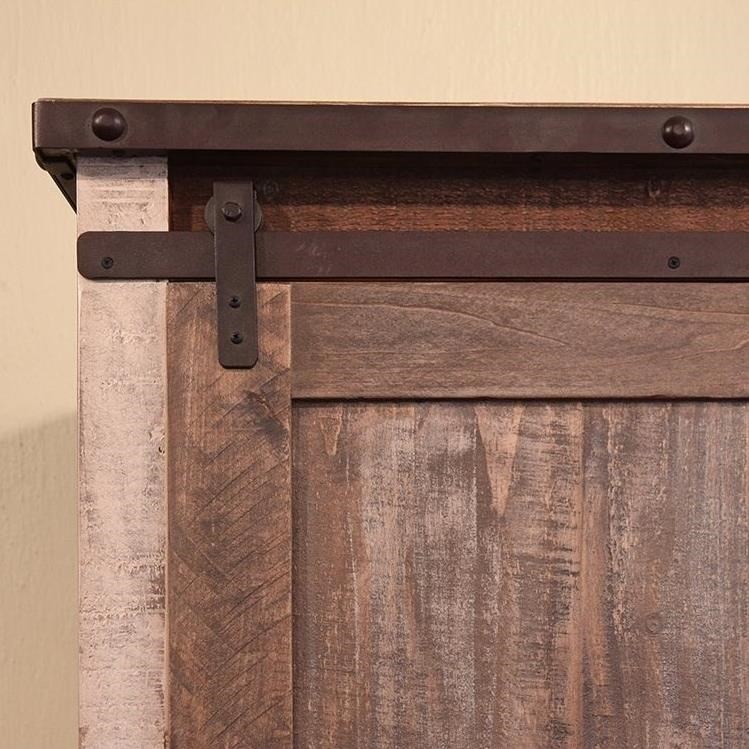 International Furniture Direct 900 Antique 1328728 Armoire Brown